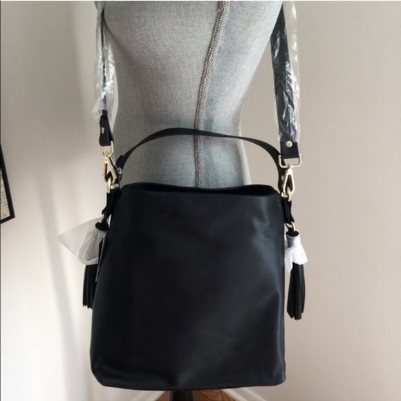 Zara black tassel fringe bag (final price) - Picture 2 of 2